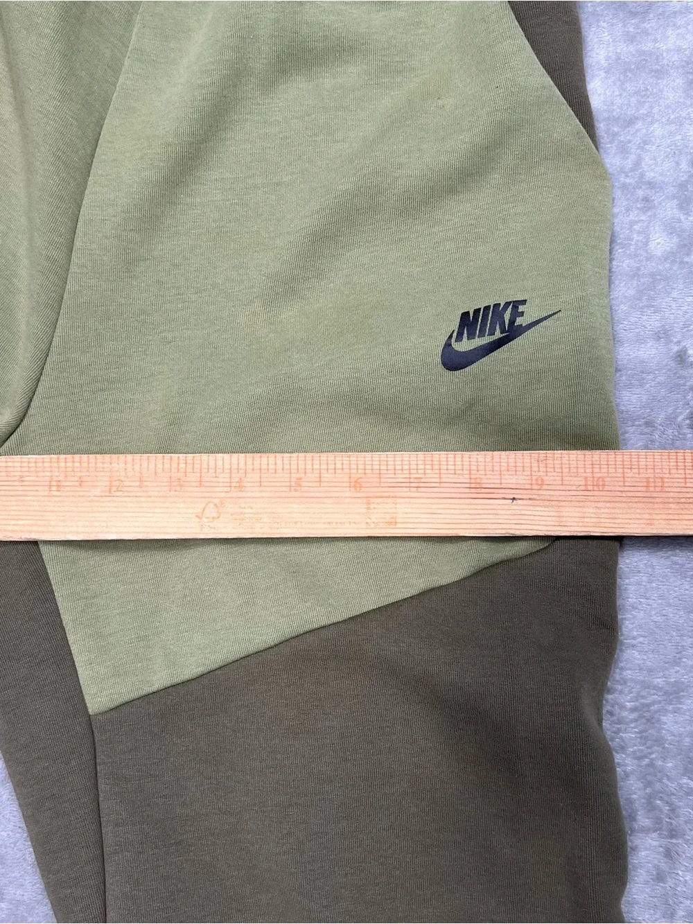 Nike NSW Tech Fleece Joggers Mens S Green Two Tone Sweatpant Athletic CU4495-222